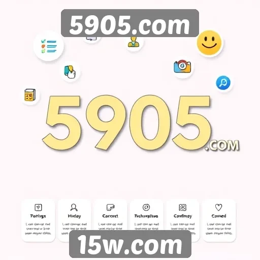 Recursos e funcionalidades do site 5905.com