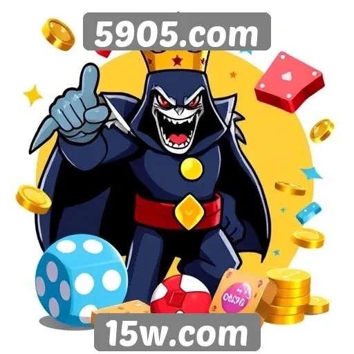 Exploração das opções de jogos no site 5905.com